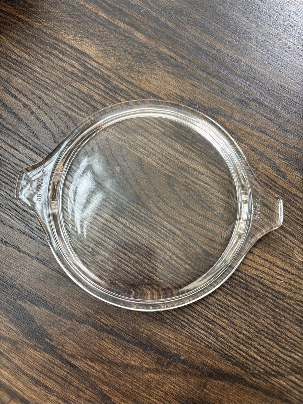 Pyrex glass cover/lid , 470-C, 6.25x8”